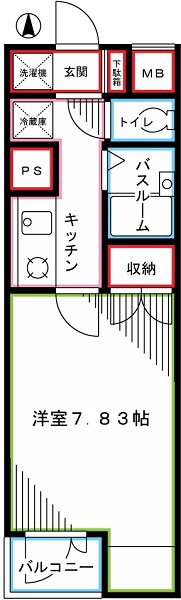パレ・ホームズ一橋学園 間取り