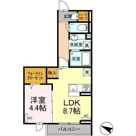 エクセリア上鷺宮Ⅱ  間取り