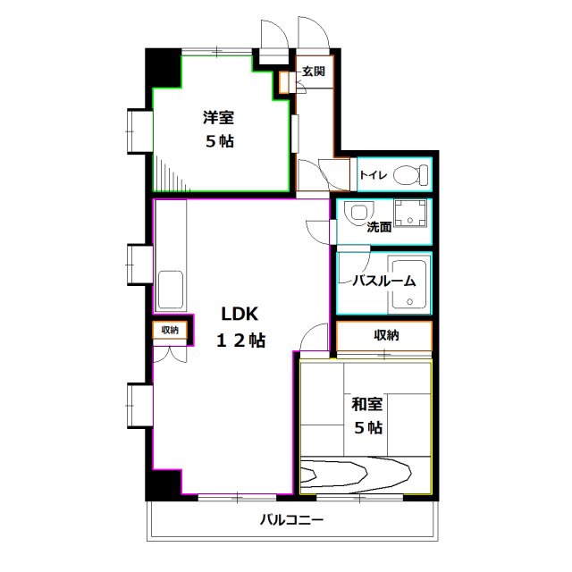 櫻井興産グランデマンション 間取り