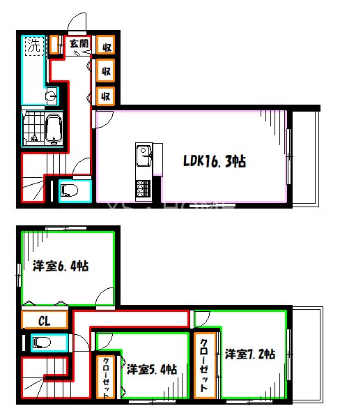 KTテジデンス 間取り