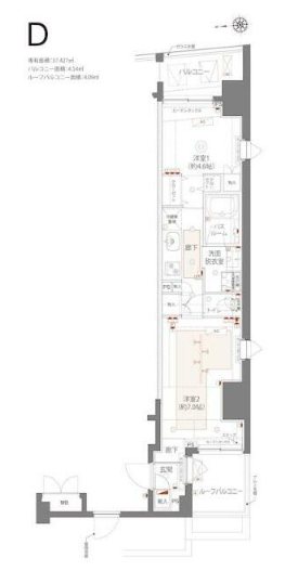 ZOOM三鷹  間取り