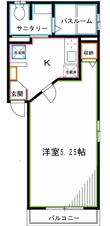 カルム東中野  間取り