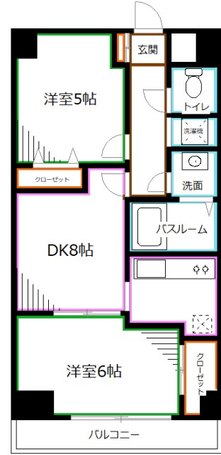 レジデンス浜田山 間取り