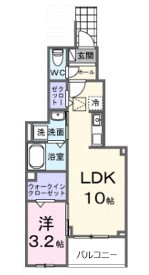 ピースフルⅢ 間取り