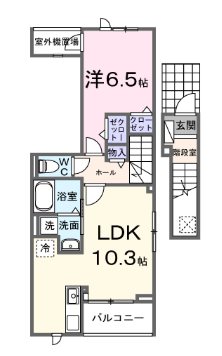 ピースフルⅢ 間取り