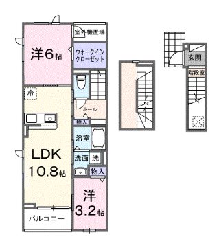 ピースフルⅢ 間取り