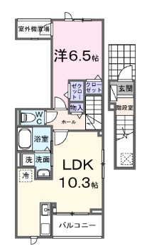 ヒカルサ西東京向台ウエスト 間取り