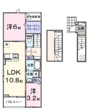 ヒカルサ西東京向台ウエスト 間取り