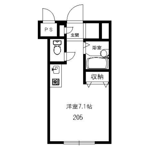 Cornusハイツ 間取り