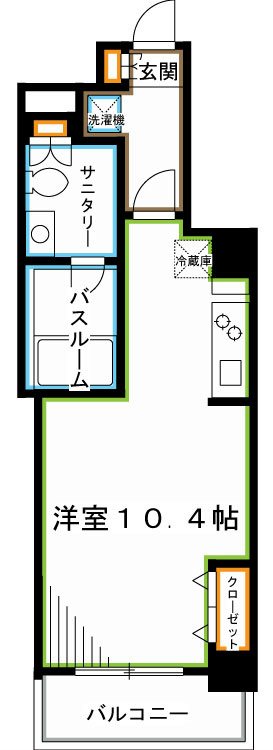 レジディア荻窪Ⅲ 間取り