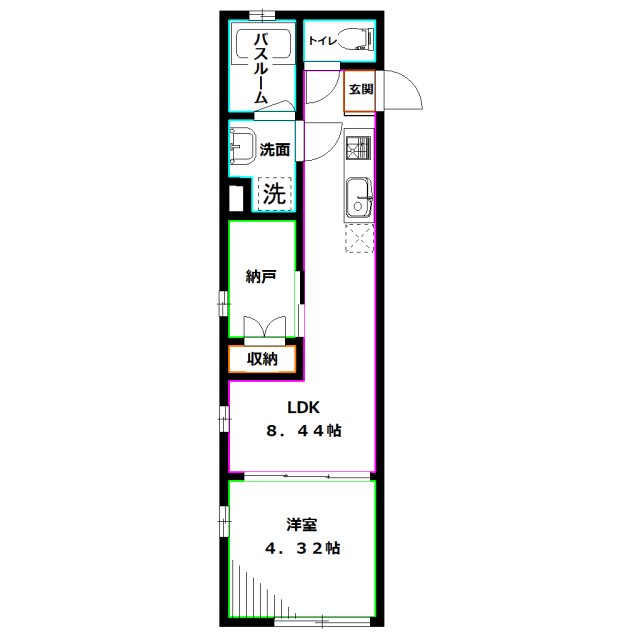 PRATIQUE西荻窪 間取り
