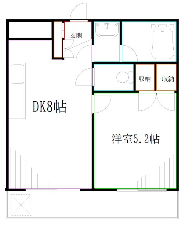 パレ・ド・ヴェール武蔵野 間取り