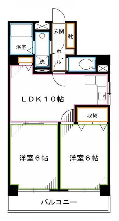 パル・豊島館 間取り