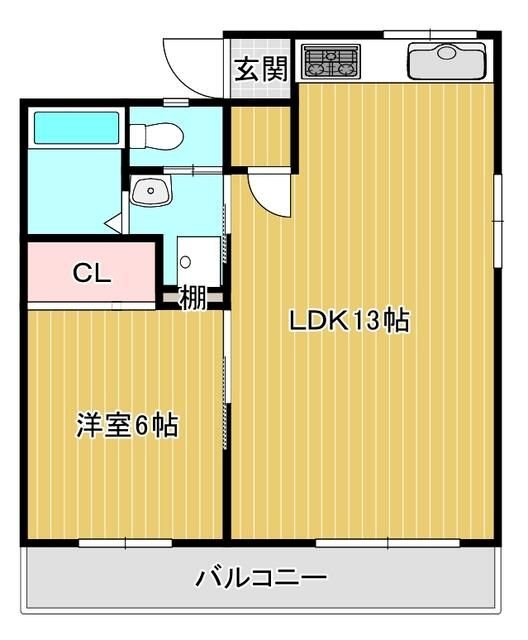 セントラルマンション武蔵野 間取り