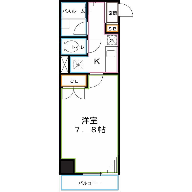 ＹＵＵＷＡ国立 間取り