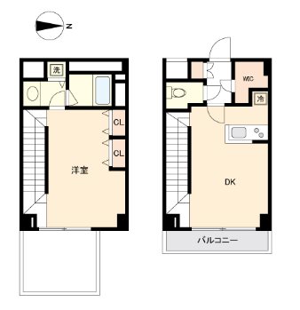 HF中野坂上レジデンス  間取り