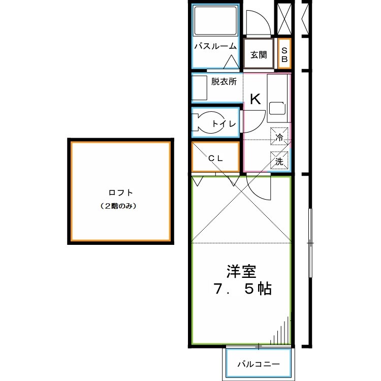 チサカ第５ 間取り