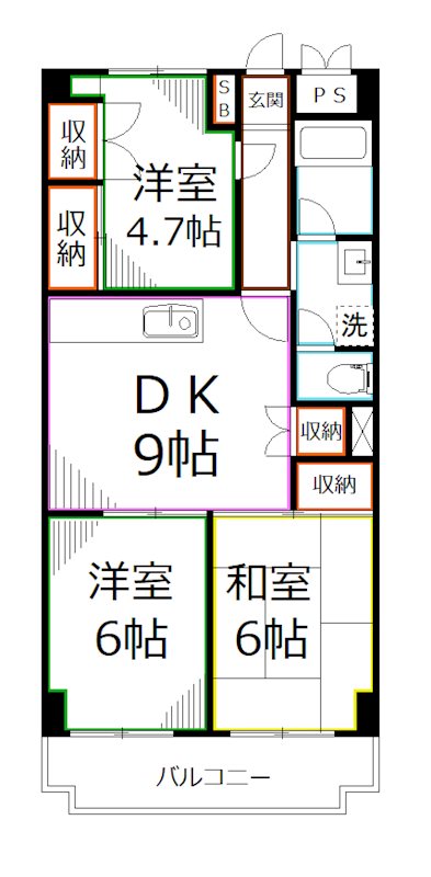 グリーンカース恋ヶ窪 間取り