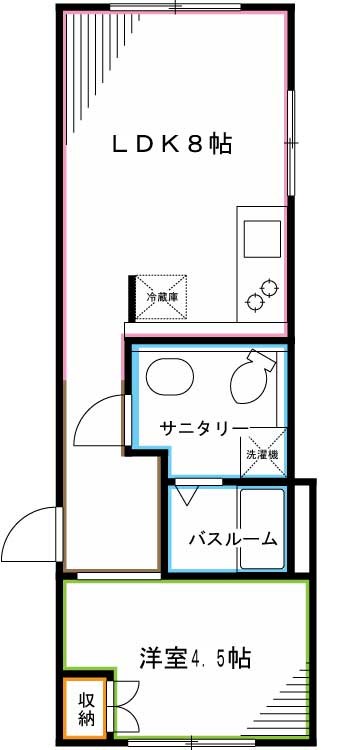 SOU西荻窪  間取り