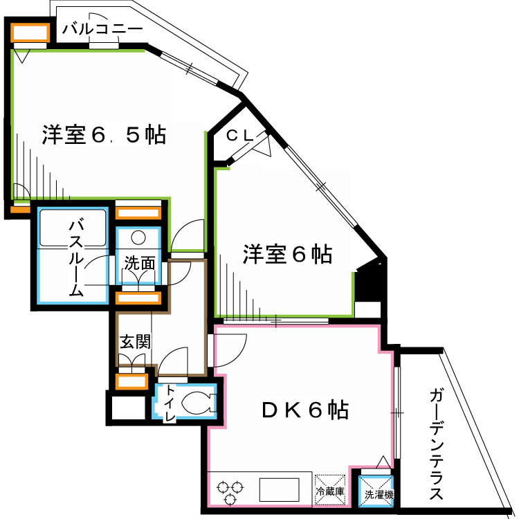 エルミタージュ荻窪 間取り