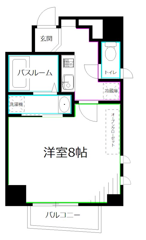 アステル七番館 間取り