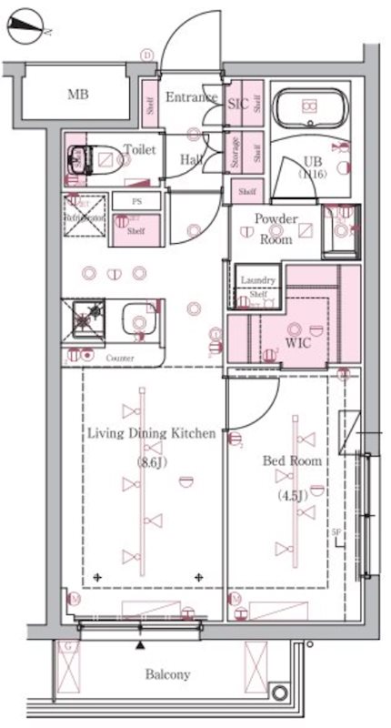 HY&rsquo;s　国分寺南町  間取り