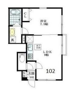 フォレストコート東中野  間取り