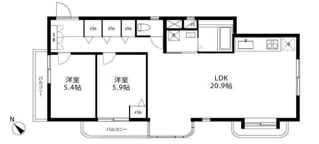 Ｊ－ＳＴＡＧＥ高円寺  間取り