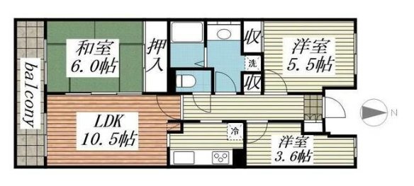 クレールメゾン  間取り