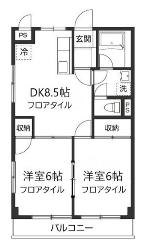 ライムかいぬま  間取り