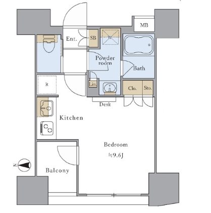 プライマル新中野   間取り