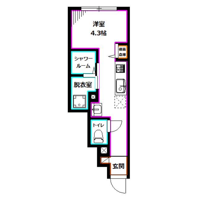 ソルナクレイシア荻窪Ⅲ 間取り