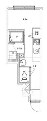 ソルナクレイシア荻窪Ⅲ 間取り