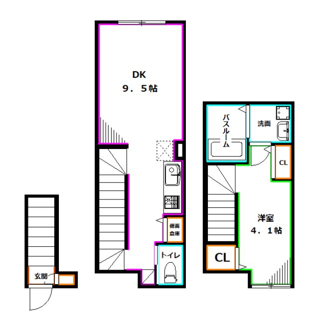 ソルナクレイシア荻窪Ⅲ 間取り