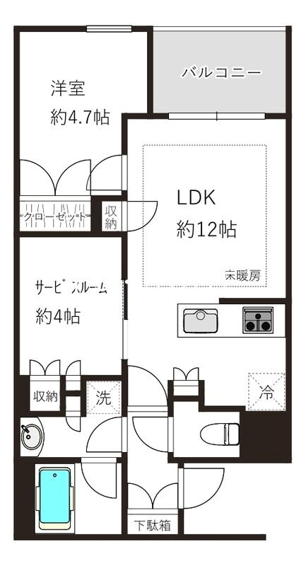 サンウッド浜田山 間取り