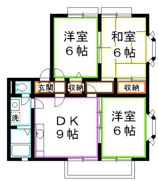 N・ソレアード A棟 間取り