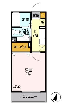 ジリアーティ  間取り