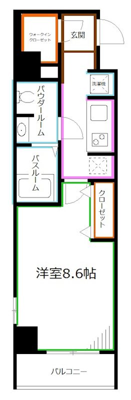 GENOVIA荻窪Ⅱskygarden 間取り