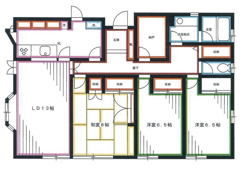 メルヴェーユ荻窪 001F 間取り