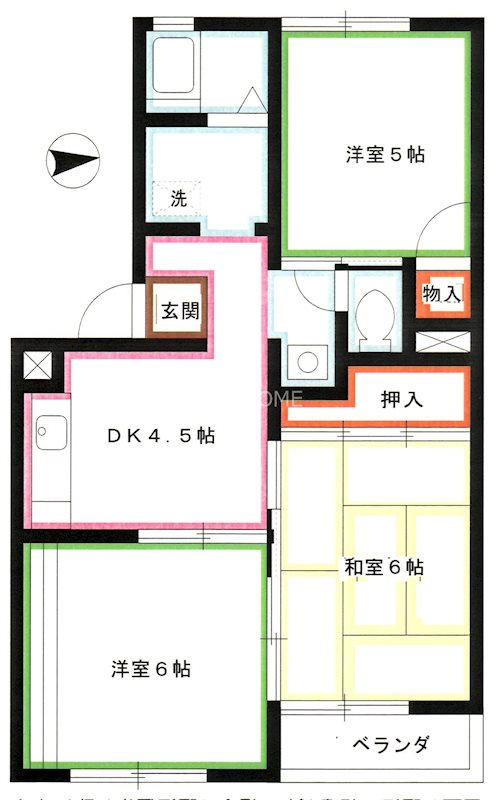 トリヴァンベール武蔵野 間取り
