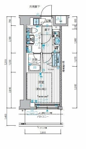 メインステージ立川Ⅳ 間取り