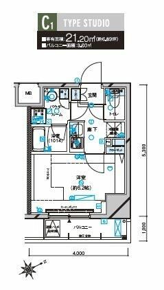 メインステージ立川 間取り