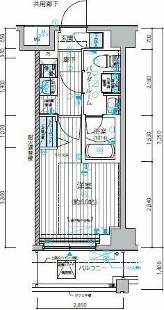 メインステージ立川Ⅳ 間取り
