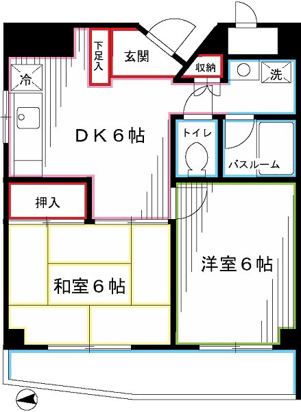 タカギビル8  間取り