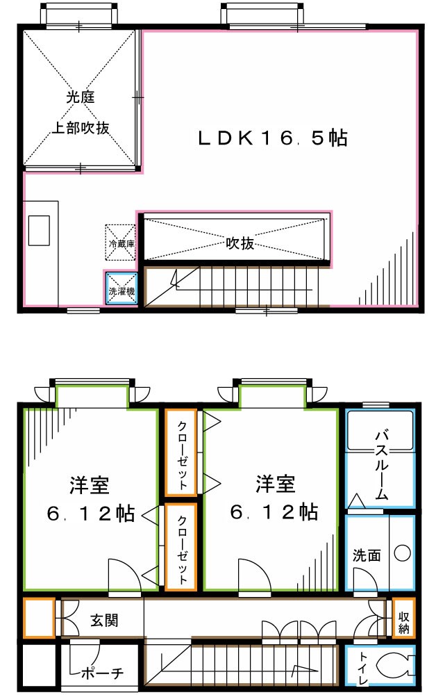 テラスサンリーフ  間取り