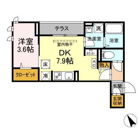 Ｄ-asset中原 間取り
