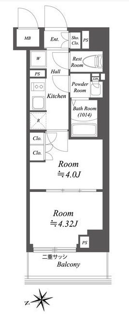 ブランシエスタ荻窪 間取り