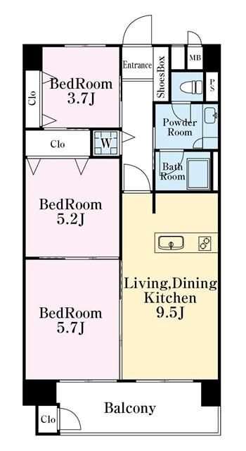 東建柏木マンション 間取り