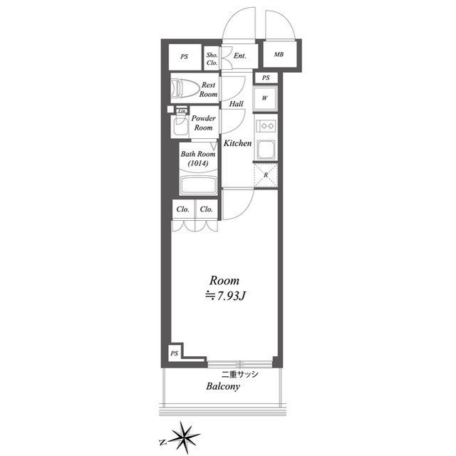 ブランシエスタ荻窪 間取り