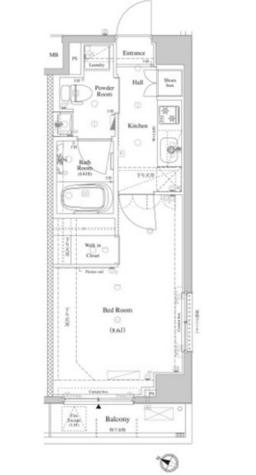 ルクレ高円寺アジールコート 間取り